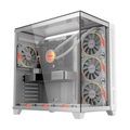Gabinete Gamer Pcyes Forcefield Max White Ghost  - GFFMAXWG