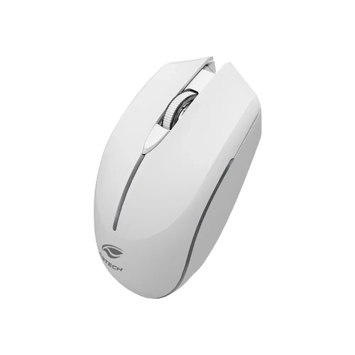 Mouse SEM FIO C3tech Recarregavel Branco - M-bt40wh
