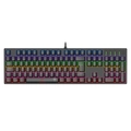 Teclado Mecânico T-dagger Rebel Rainbow Dust-proof Brown - T-tgk328-br Preto