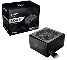 Fonte Asrock Pro 750w 80 Plus Gold Atx 3.1 - Pro-750g