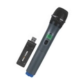 Microfone Sem Fio UHF com Adaptador Bluetooth Mega-Star MIC-WR7A
