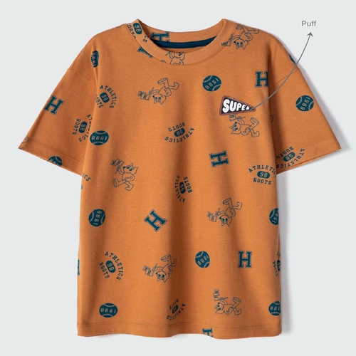 Camiseta Manga Curta Caramelo Estampada Hering - Masculina