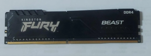 Memória Desktop 8gb ddr4 2666mhz Fury Beast kf426c16bb/8 - Kingston (U)