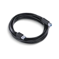 Cabo para Impressora e Hd Externo Usb a 3.0 Macho para Usb b 3.0 Macho 28awg Puro Cobre 3 Metros - Puabm3-3