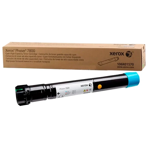 Cartucho de Toner Original Xerox Phaser 7800 - Cian - P/n  106r01570