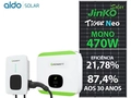 Gerador De Energia Solar Growatt Wallbox Carregador Veicular Rosca Dupla Metal Romagnole Growatt Gf 8,93kwp Jinko Tiger Neo Mono 470w Min 8kw 2mppt Mono 220v
