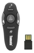 Apresentador Slide Apontador Laser Controle Sem Fio MCT-105 Com Pilha Preto - Tomate