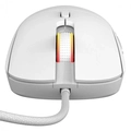 Mouse Gamer Pcyes Basaran White Ghost 12400 DPI RGB 6 Botoes - Pmgbrwg