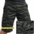 Bermuda Camuflado Tigre 6 Bolsos Rip Stop