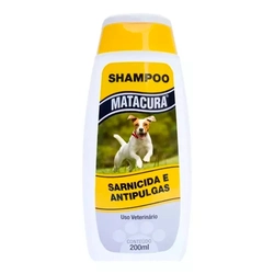 Shampoo Sarnicida e Antipulgas Matacura para Cães
