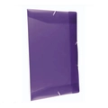 Pasta Aba Elástico Plástica Roxo Oficio Line Dello