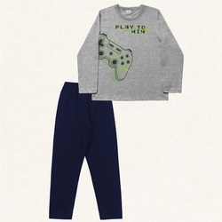 Conjunto Camiseta Manga Longa Play To Win Fakini - Masculino