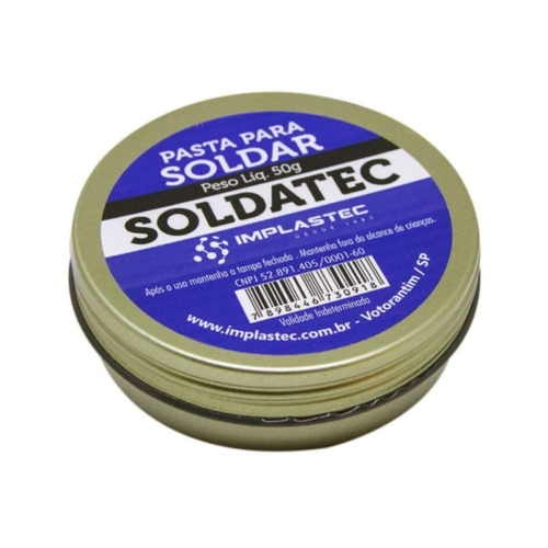 Pasta De Solda Implastec Soldatec 50g