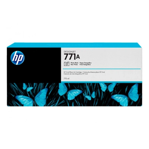 Cartucho De Tinta Hp 771a Preto Fotográfico Pluk 775 Ml - B6y21a