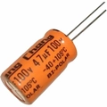 CAPACITOR BIPOLAR 47MF 100V RADIAL KIT COM 5 UNIDADES