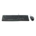 Kit Teclado e Mouse Logitech Mk120 Preto Usb Padrão Abnt2 - 920-004429