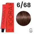 Schwarzkopf Igora Royal Coloração 6/68 Louro Escuro Chocolate Vermelho 60ml