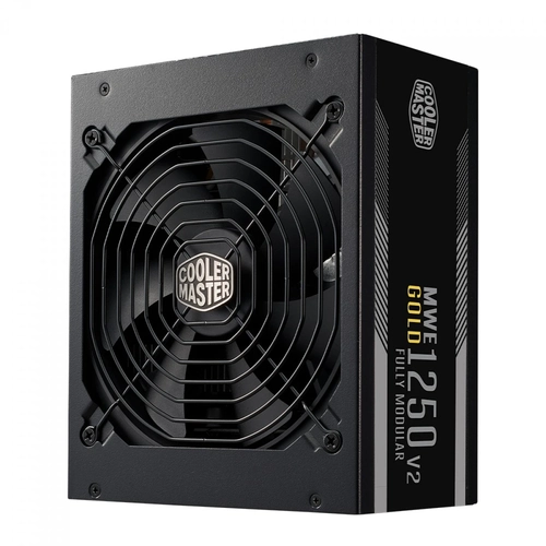 Fonte 1250W Cooler Master MWE1250 80 Plus Gold - MPE-C501-AFCAG-3BR