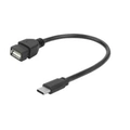 Cabo Adaptador Type-c P/ Usb Fêmea C/ 17cm - Preto