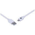 Cabo Vinik USB x Micro USB B 2.0 2 Metros Branco MUSB-2 - 31457