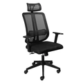 Cadeira Escritorio Office Go Star Plus Preta  - Cogsp10p