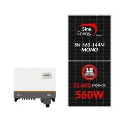 Gerador Solar Solis 20,72 Kwp Tri. 220v Fibromadeira (15k/560w)