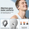 Fone De Ouvido Esportivo Sem Fio Bluetooth 48 Horas Duração Preto