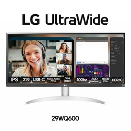 Monitor Lg 29 Ultrawide 100hz 1ms Fhd Branco - 29wq600b-w.awzm