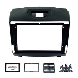 Moldura 9 e 7 Fiamon Chevrolet S10 e Trailblazer 2013/2015 - Black Piano