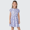 Vestido Curto Estampado Lilás Hering - Feminino