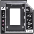Adaptador Caddy para Hd Ou Ssd Gaveta Dvd Notebook Sata 12.7mm Ac-127