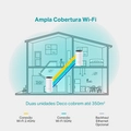 Roteador Tp-Link DECO M4 Wireles (Sistema Mesh), Dual-band, AC1200 1200Mbps (2 Pack), AOTP0202