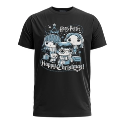 Pop! Tees Camiseta Harry Potter - Ron, Hermione e Harry - Holiday -tam. g