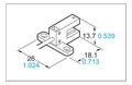 Sensor Fotoelétrico Npn T 5-24vcc Panasonic Pm-t45 Upmt45