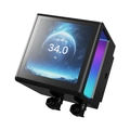 Water Cooler Gamdias Chione P5-360 RGB 360mm com Display LCD - Preto
