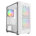 Gabinete Gamer Liketec Snow Revolution, RGB, Mid-Tower, 3x Fans, Vidro Temperado, M-ATX SKU:LC-MT-REVOLUTION-2052
