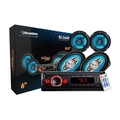 Kit Auto Rádio + 01 Par Alto Falante 6