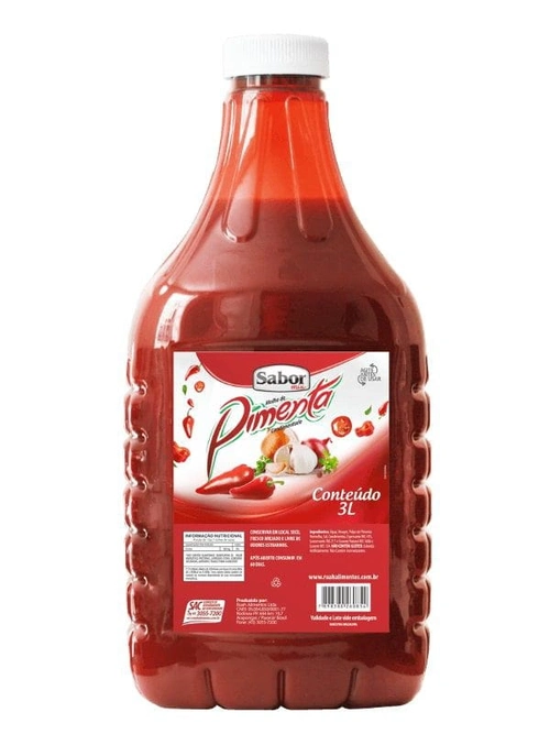Molho de Pimenta Galão 3L Sabor Mix