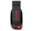 Pen Drive 16GB SanDisk Cruzer Blade, USB 2.0, Preto - SDCZ50-016G-B35
