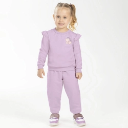 Conjunto Moletom Manga Longa Babado Love Every Time Cativa - Feminino