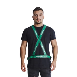 colete tipo x verde