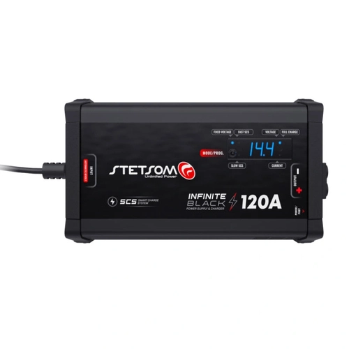 Carregador De Bateria Stetsom Infinito Black 120a