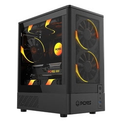 Gabinete Gamer Pcyes Kauri Black Vulcan - Gkribv