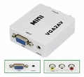 Conversor Adaptador Rca Vga / Av (audio E Video)