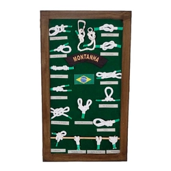 Quadro Moldura Decorativa (Nós, Voltas e Amarras Montanha)