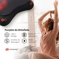 Almofada Massageadora Shiatsu Elétrica para Pescoço, Costas, Ombros e Pernas com Aquecimento – Relaxshop