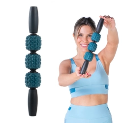 Rolo Bastão Massagem Miofascial para alívio de dores musculares