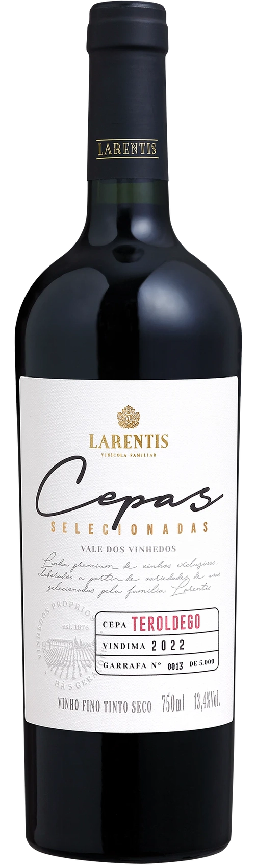 Larentis Teroldego Cepas Selecionadas 2022
