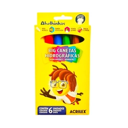Big Canetas Hidrográficas 6 Unidades Acrilex