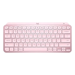 Teclado Logitech Mx Keys Mini Rosa Padrão Us - 920-010507-c